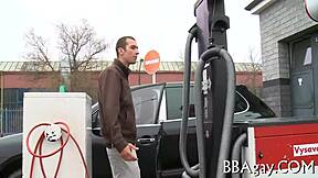 Just saw this twink getting into some wild homosexual action.