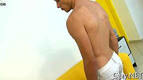 Gay Stripped Naked for Wild Action in Public Spot. Hot Scene Unfolds!