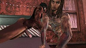 Amateur black guys in steamy gay action