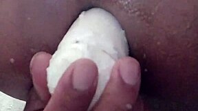 homemade dildo play in solo fun