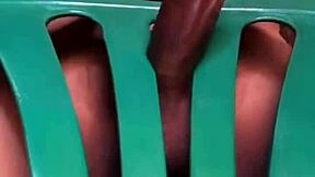 i love banging on this chair hard