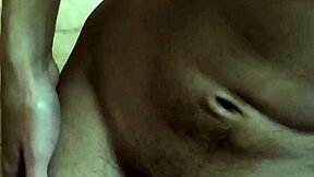 Gay Guy Playing Solo with Navel and Cumming Hard