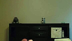 Gay bear's anal solo with a real orgasm and a fleshlight