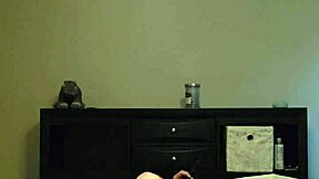 Gay bear's anal solo with a real orgasm and a fleshlight