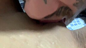 Brunette porn star flaunts piercings and tattoos for sex