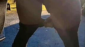 Tampon insertion and pee gargling by roadside