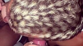 Twink Sucks Multiple Cocks in Club Frenzy