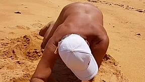 ladysilva latina gay naked on the beach, what a hot ass! 🔥