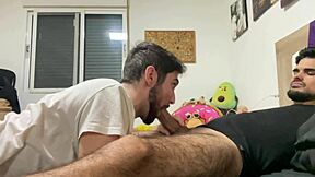 inviting my straight buddy to suck me off and finish in his mouth.