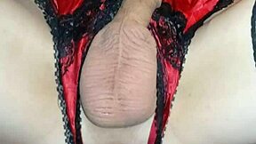 Close up and personal: gay dildo action