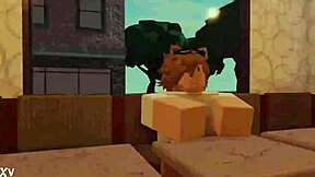 Gay Roblox meetup with femboy Femware for bareback sex