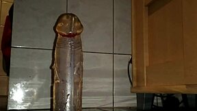 Solo Gay Dildo Pounds Deep and Hard
