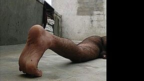 Young Indian hunk goes wild outdoors in public