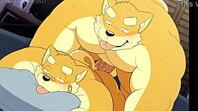 A compilation of animated gay sex scenes by Beartouma