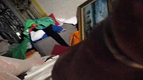 Crossdresser Homo Kotilainen Jerks in Homemade Show
