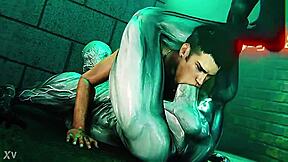 Wow, Devil May Cry gay porn hits hard with monster action!