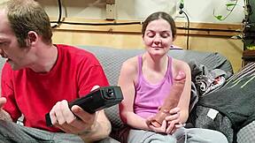 whoa, couples test wild 9.5 hismith ejaculating dildo!