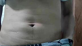 Young latino twink pulls out cock for rich solo masturbation. Tall amateur slaps it hard in homemade clip.