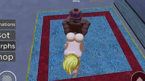 Gay roblox sex in public store with outdoor blowjob and cumshot action