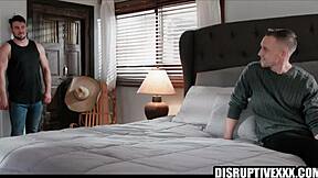 Twink gets a hot office experience with his cop suspect