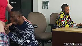 FREE GAY SEX! Guy Sucks Black Teen 18+ Boy's Ass!