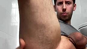 Playing with my ass until I cum hard like a fountain