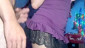 Young and straight twink gets his first transsexual experience with a beautiful ladyboy in a bareback creampie scene