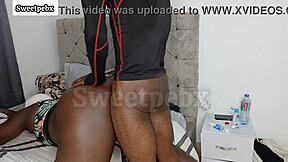 Big black cock fills me up with cum