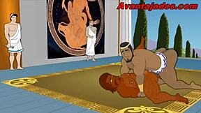 Free gay drawing the Greeks well-hung