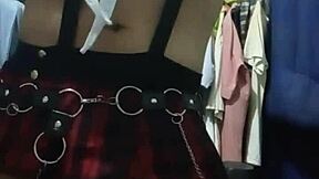 Travesti schoolgirl from the closet, a daring choice