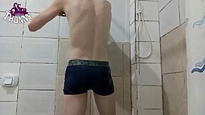 Cute Bisexual Guy Dominates with Big Cock in Sexy Morning Jerk