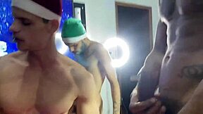 Carioca Milkmen Throw Wild Christmas Group Sex Party