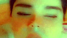 Enjoying solo with a dildo ends in a facial, just like other steamy home sessions