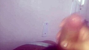 Negão gets his dick sucked by a beautiful girl