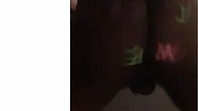 Bad Black Shemale Ass Play! Can You Handle This Solo Show?