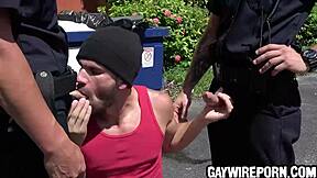 Sorry Officers, Let Me Make Up with a Wild Office Threesome