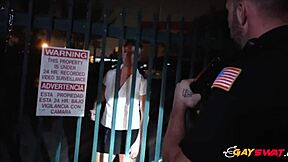 hey officers, loving that kinky BBC suck outdoors?