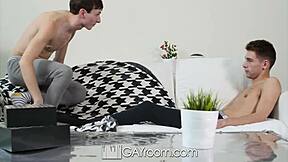 Gayroom - Hairy Twink Nick Steele Fucks Skylar Mattel Hard and Deep