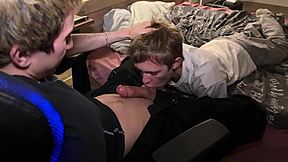 Twink With Big Dick Fucks Tight Asshole of Cute Student Hard