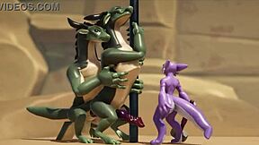 gay furry kobold party fun