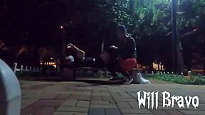 Wild Fun in the Square with Hung Brazilian Twink