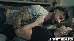 Cheating Stud Fucks Hard on Snapchat - Ian Holms & Michael Jackman