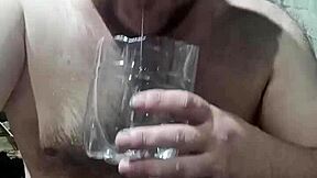 Man, this gay dude is slurping juice straight from the source!