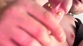 Urethral toy play in hardcore amateur fetish video