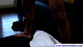 Hell Yeah! Ebony Amateur Masturbating in Hot Interracial Action!