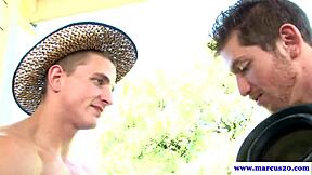 straight pornstar craving more after intense blowjob session