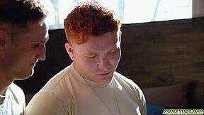 Jeremiah Cruze and Blain O'Connor get intimate in uniform