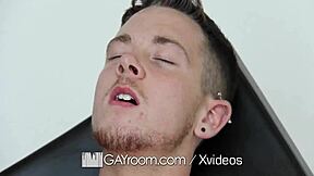 Gayroom Massive Cock Stretches Tight Asshole Wide Open