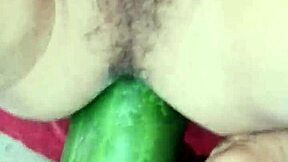 Craving massive dildos deep in tight amateur ass