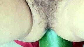 Craving massive dildos deep in tight amateur ass